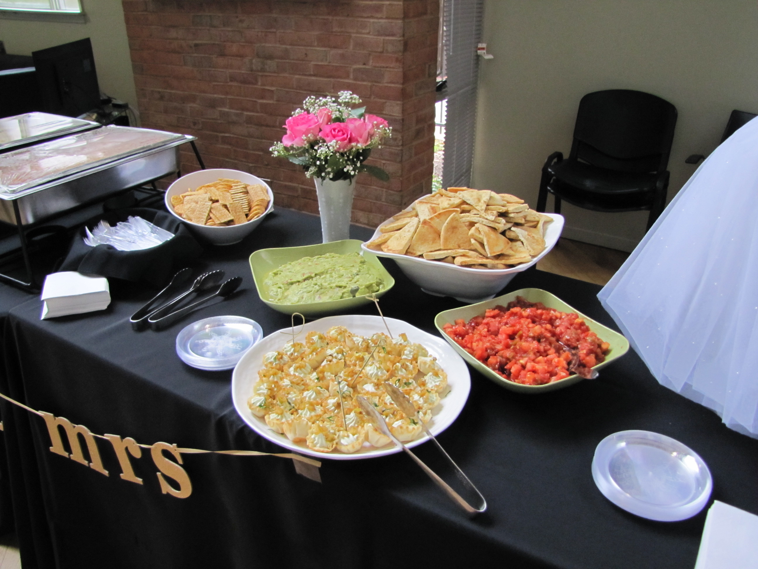 Bridal Shower food table